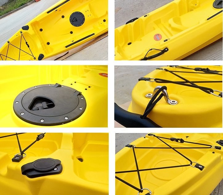 全新 370cm Kayak 雙人划艇獨木舟釣魚船硬底2槳2座位可加坐位多坐一位小童