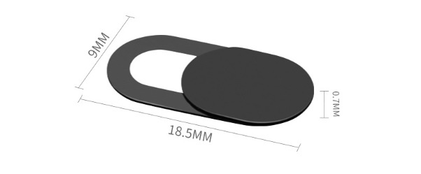 ALOK T1鏡頭蓋保護私隱相機鏡頭保護蓋防黑客超薄0.7mm ABS塑料適合手機平板電腦個人電腦使用每個包裝包含6個鏡頭蓋