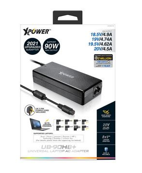 XPower UB-90HB+ Laptop AC 充電轉插