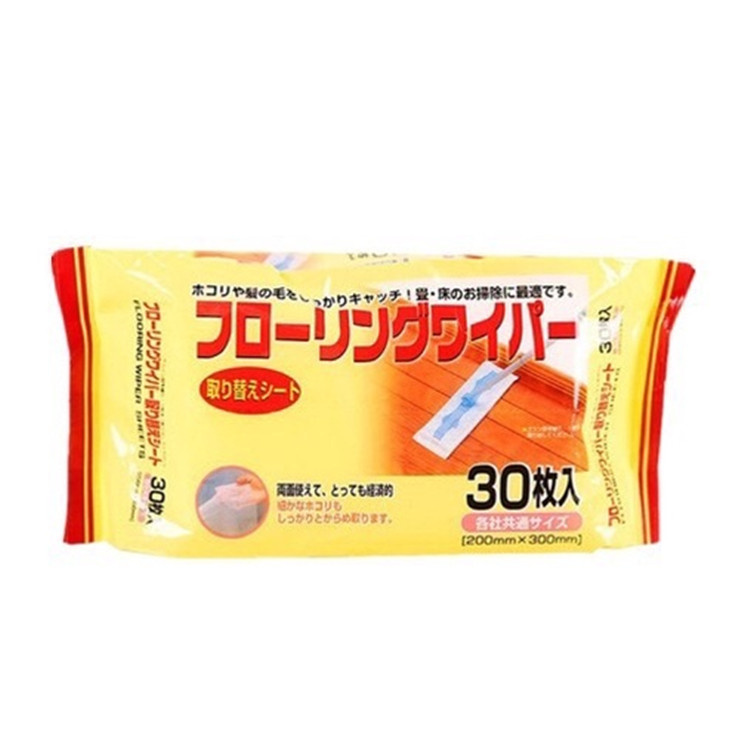 日本 靜電除塵紙 無塵紙 拖地吸塵清潔 30片(3包）