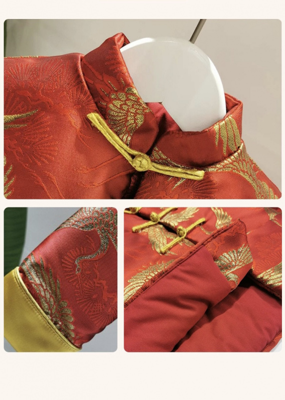 兒童新年夾棉唐裝  男童 農曆新年服飾