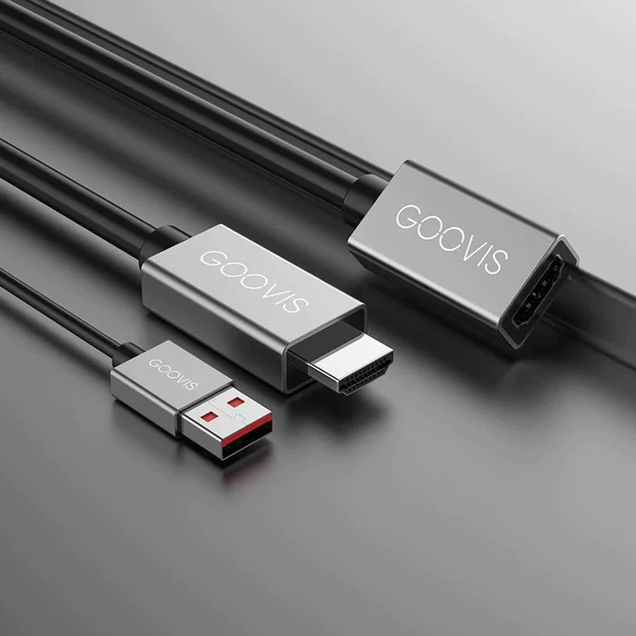 GOOVIS HDMI Cable with USB-4M
