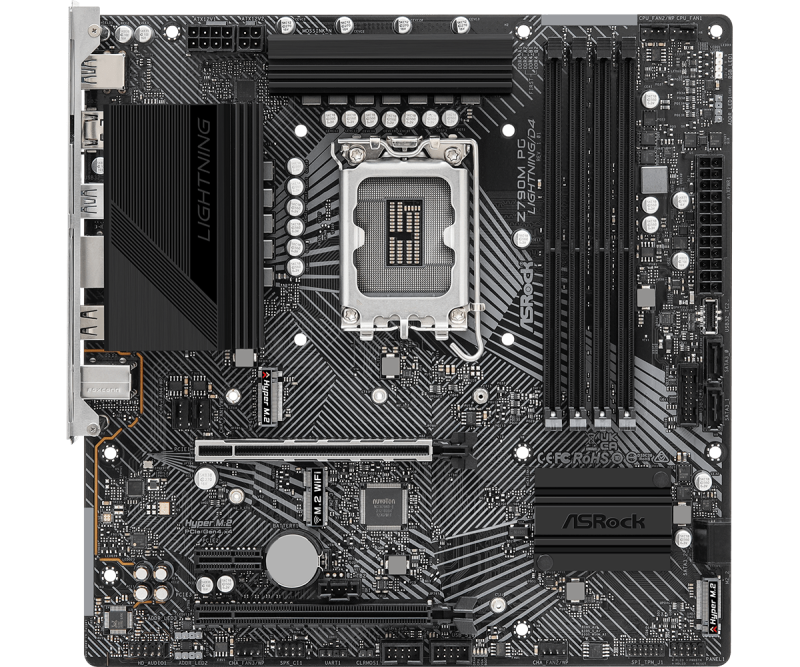 ASRock Z790M PG Lightning/D4 Micro-ATX 主機板 (DDR4) [現金優惠 $1199]