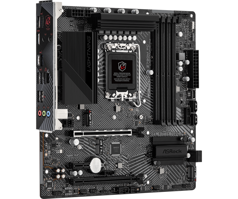 ASRock Z790M PG Lightning/D4 Micro-ATX 主機板 (DDR4) [現金優惠 $1199]