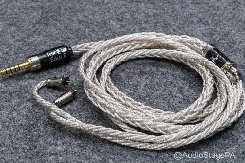 Toxic Cables Eddie 8 純銀耳機升級線