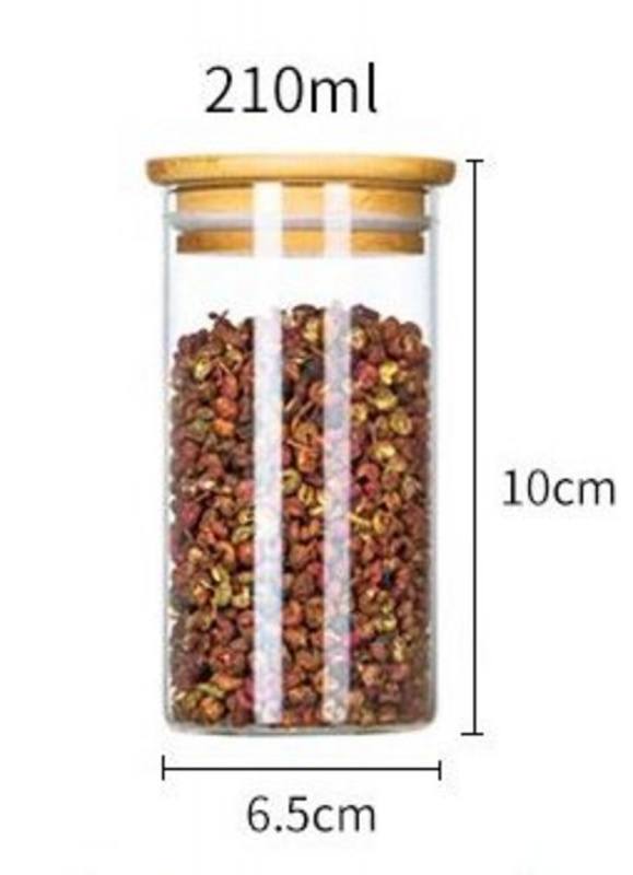 Islandoffer 島嶼製作 小形透明玻璃密封食物儲存罐 (10*6.5cm,中款)