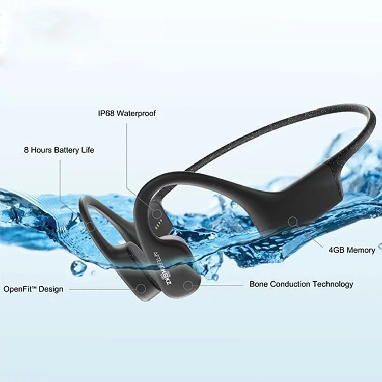 Aftershokz Xtrainerz AS700 waterproof bone conduction MP3 headphones