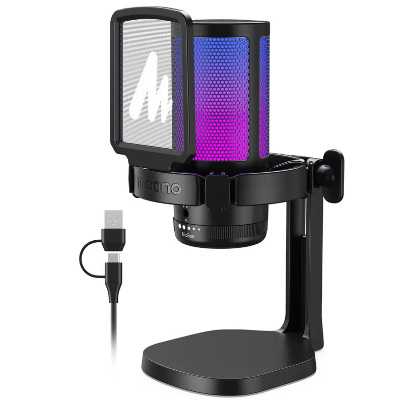 Maono RGB Conderser Microphone RGB電容式麥克風 DM20 [2色]