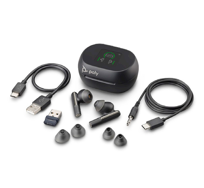 Poly Voyager Free 60+ UC with Touchscreen Charging Case 真無線耳機