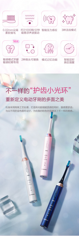 【平行進口 原裝正貨】Panasonic 樂聲 EW-DC12 電動聲波震動牙刷