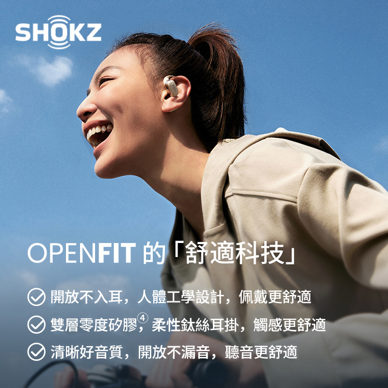 Shokz OpenFit T910 不入耳式藍牙耳機 [2色]