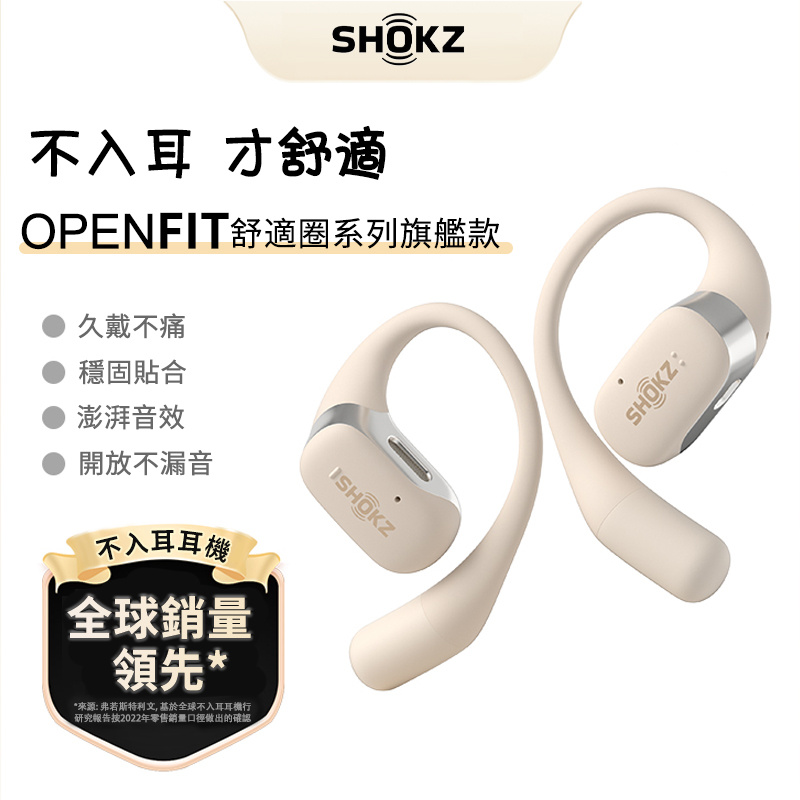 Shokz OpenFit T910 不入耳式藍牙耳機 [2色]