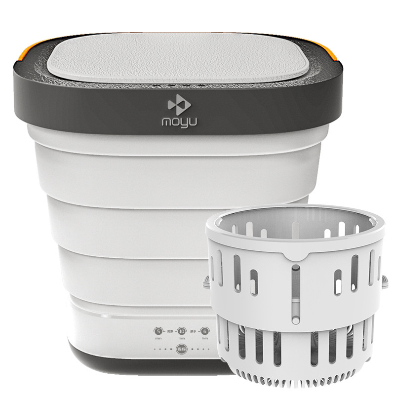 MOYU 全新升級版便攜式二合一折疊洗衣機＋（香港行貨 一年保養）