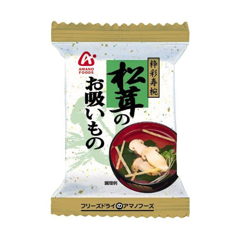 日本【天野食品】即食松茸昆布湯 3g (5件裝)【市集世界 - 日本市集】