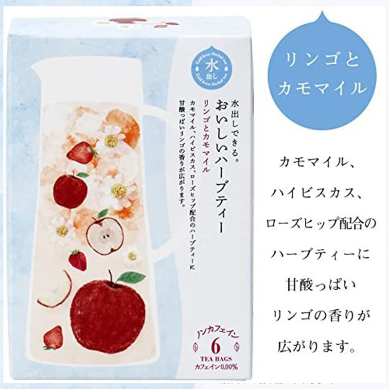 日本【生活の木】水出甘菊蘋果 零咖啡因冰茶 4gx6包【市集世界 - 日本市集】