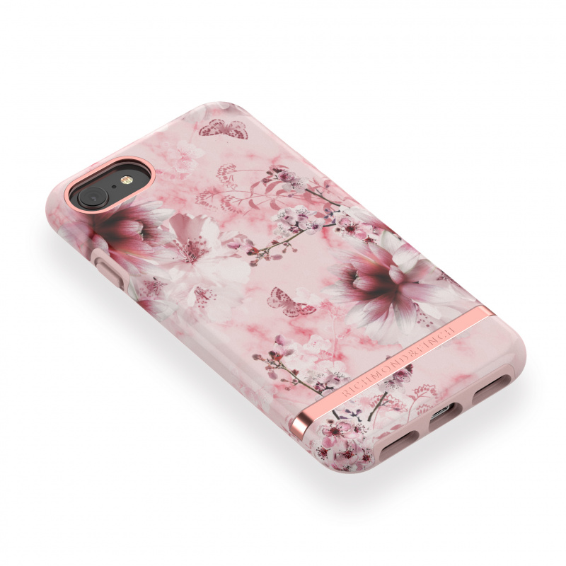 Richmond & Finch - iPhone SE (2020)/8/7/6S/6 手機保護殼 PINK MARBLE FLORAL ( IP678-605 )