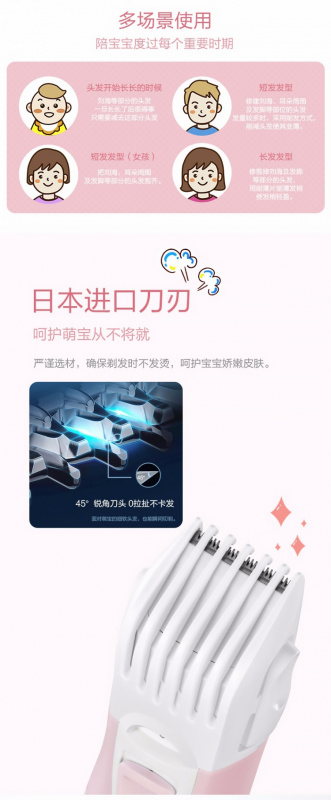 【平行進口 原裝正貨】Panasonic 樂聲 ER-PGF20 嬰兒/兒童用超靜音理髮器