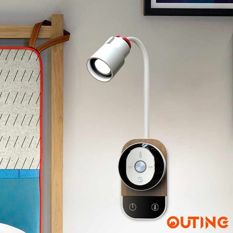 USB充電多用途壁燈 附磁吸遙控床頭燈 掛牆燈 閱讀枱燈 掛頸燈 桌面燈 便攜小夜燈 輕觸式家用燈 戶外燈