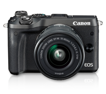 Canon EOS M6 Kit EF-M 15-45mm IS STM 相機連鏡頭套裝 [2色]