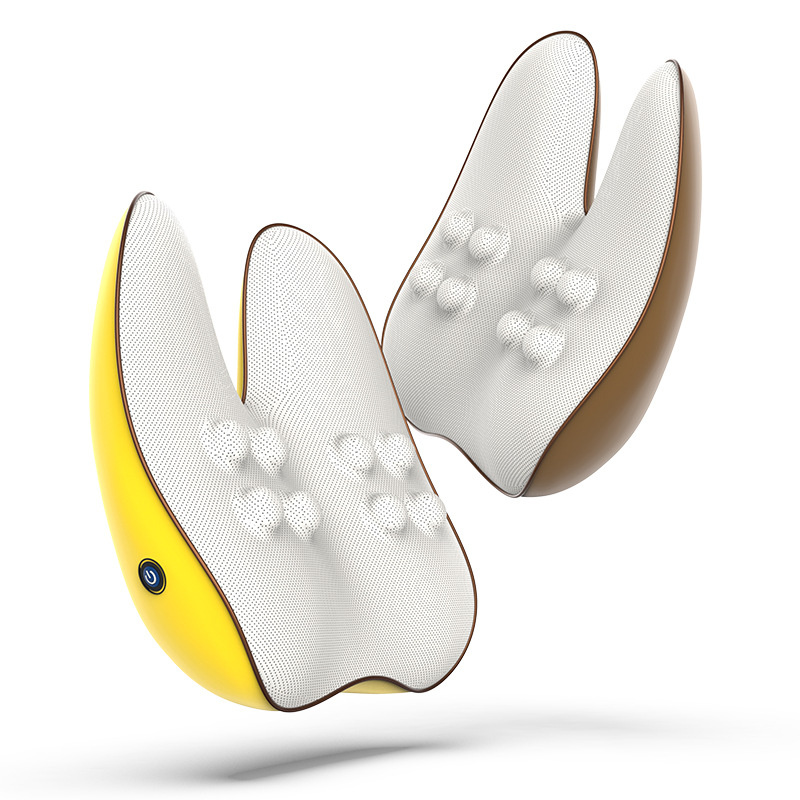 慢回彈記憶海棉電動按摩腰墊