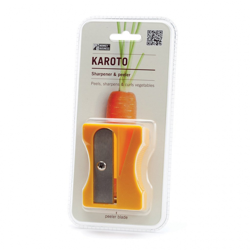Monkey Business Karoto 蔬菜刨皮切片器黃色