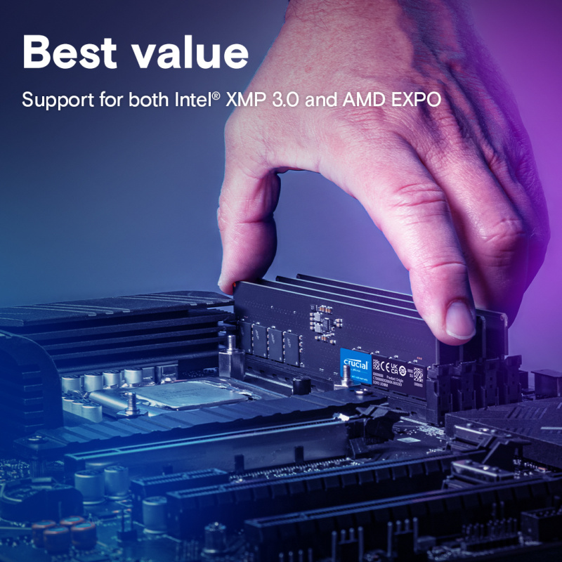 Crucial 32GB DDR5-5600 UDIMM - CT32G56C46U5