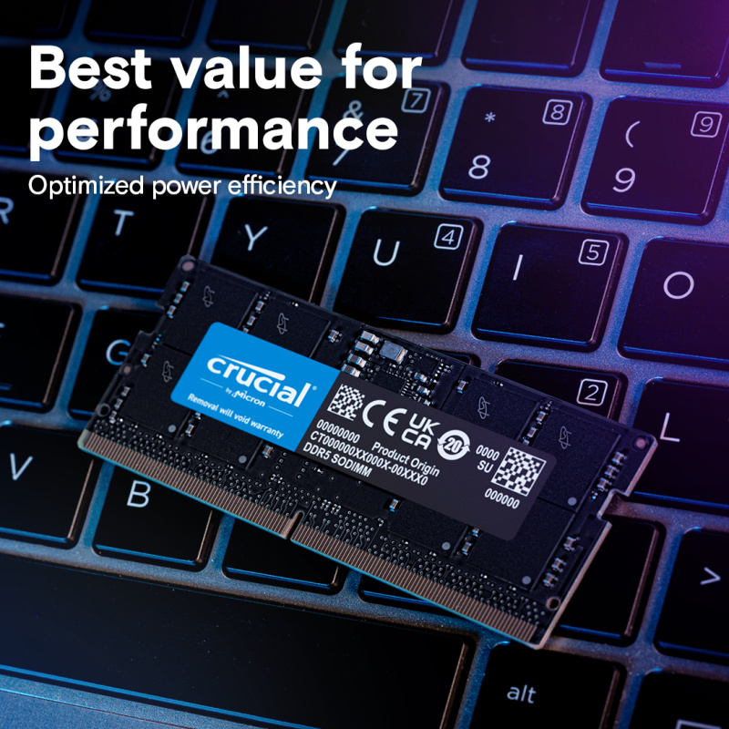 Crucial 48GB DDR5-5600 SODIMM - CT48G56C46S5