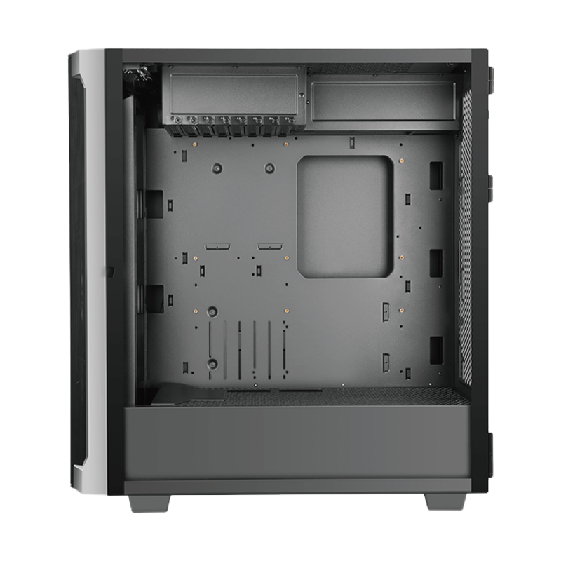 Segotep T1 Full-Tower E-ATX Gaming PC Case (Black/White)