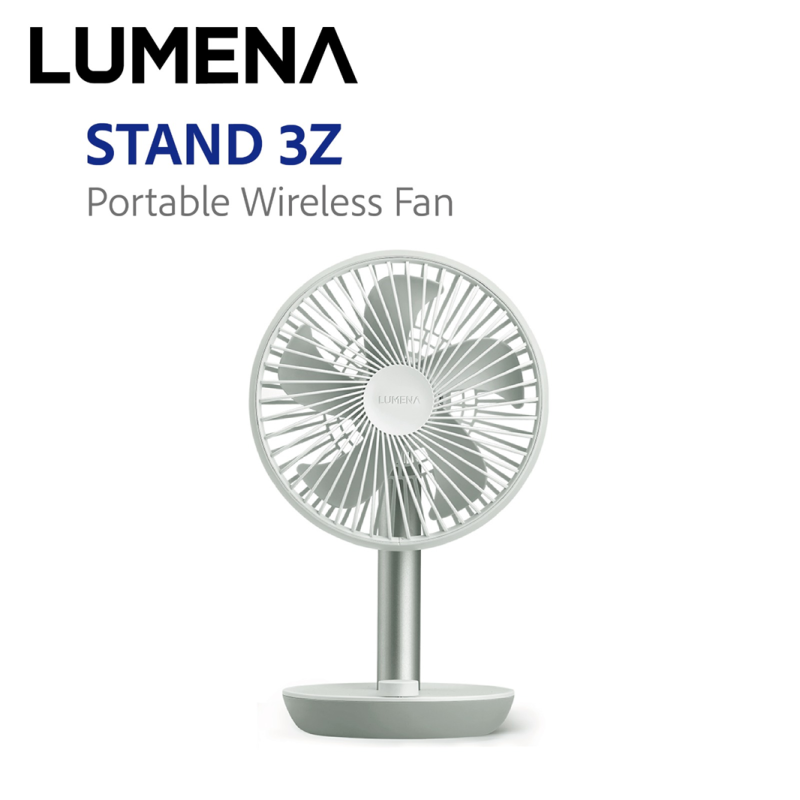 Lumena Stand 3Z 搖頭無線循環電風扇