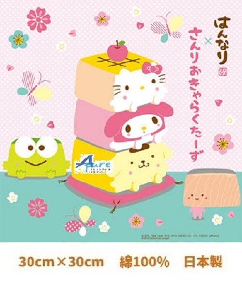 Sanrio-Hello Kitty會員大會/手帕/手巾仔 30x30cm(日本直送&日本製造)