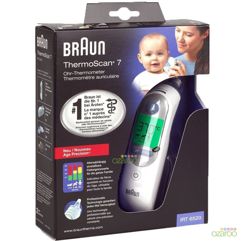 Braun Thermo Scan  IRT 6520 紅外線嬰兒兒童耳溫槍