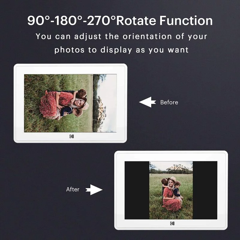Kodak 10" inch WiFi Photo Frame 電子相架 RCF-106H【黑/白色】
