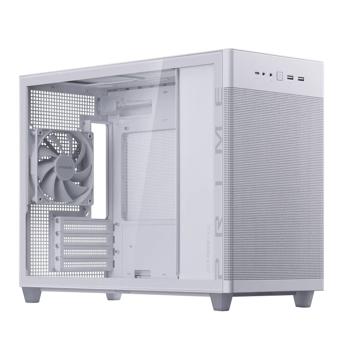 ASUS Prime AP201 Tempered Glass MicroATX ( BLACK / WHITE )