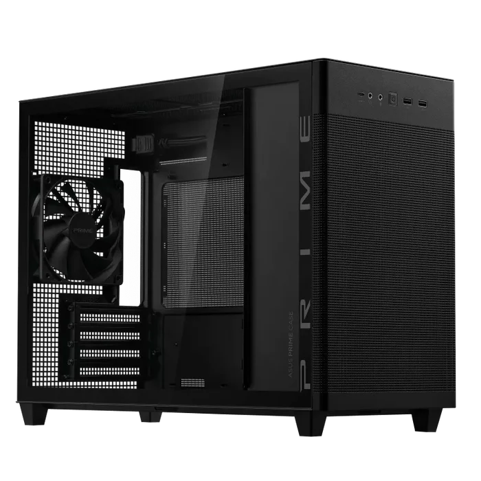 ASUS Prime AP201 Tempered Glass MicroATX ( BLACK / WHITE )