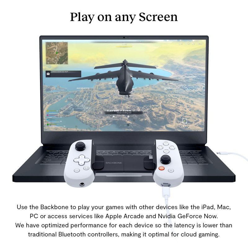 PS5/ PS4/ Xbox Series X/ S/ One Backbone One Controller for Android [白色]
