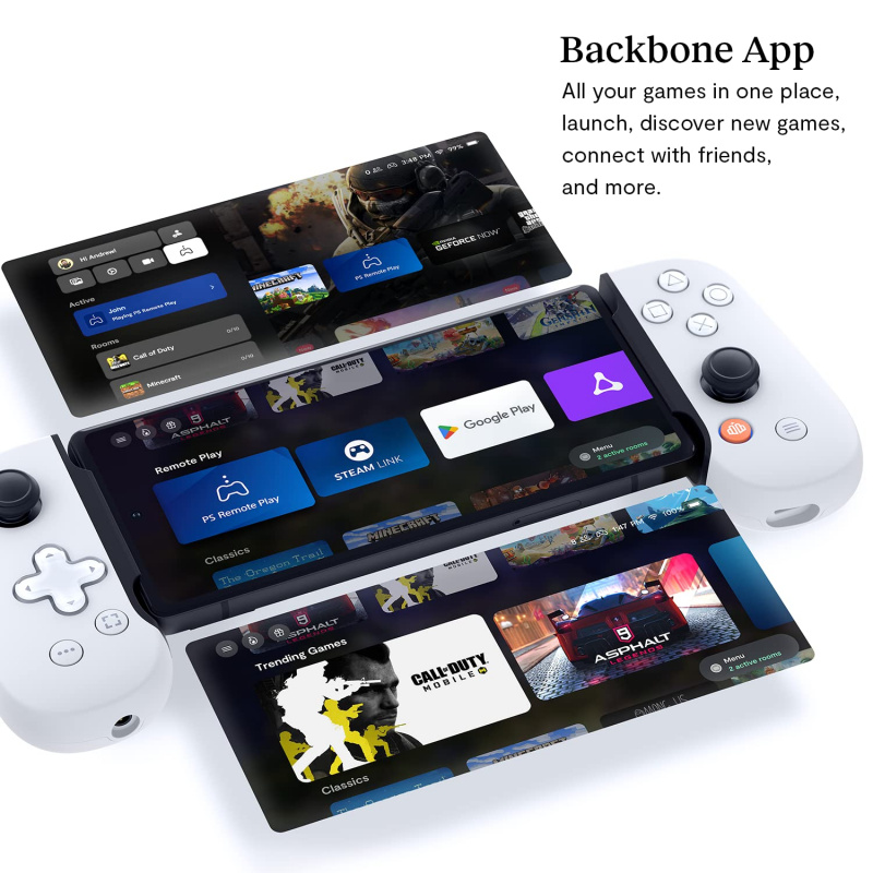 PS5/ PS4/ Xbox Series X/ S/ One Backbone One Controller for Android [白色]