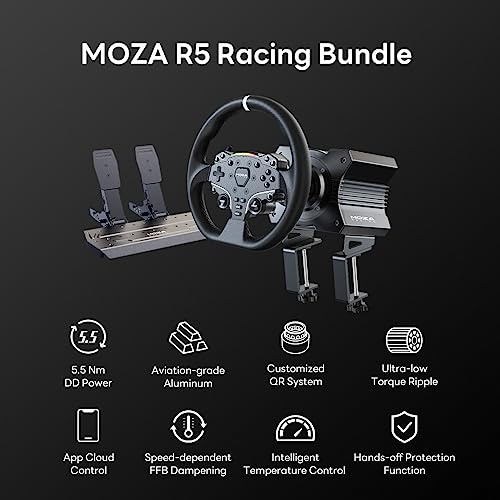 Moza R5 直驅方向盤套裝 for PC