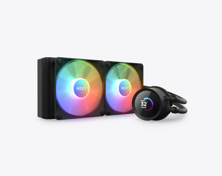 NZXT Kraken 240 RGB 240mm AIO Liquid Cooler with LCD Display and RGB Fans - ( Black / White )