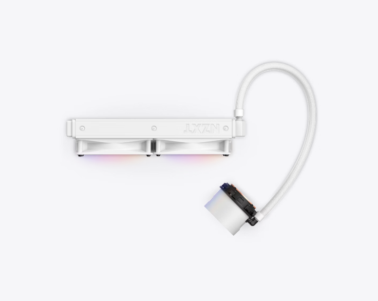 NZXT Kraken 240 RGB 240mm AIO Liquid Cooler with LCD Display and RGB Fans - ( Black / White )