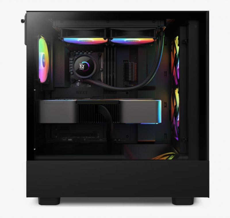 NZXT Kraken 240 RGB 240mm AIO Liquid Cooler with LCD Display and RGB Fans - ( Black / White )