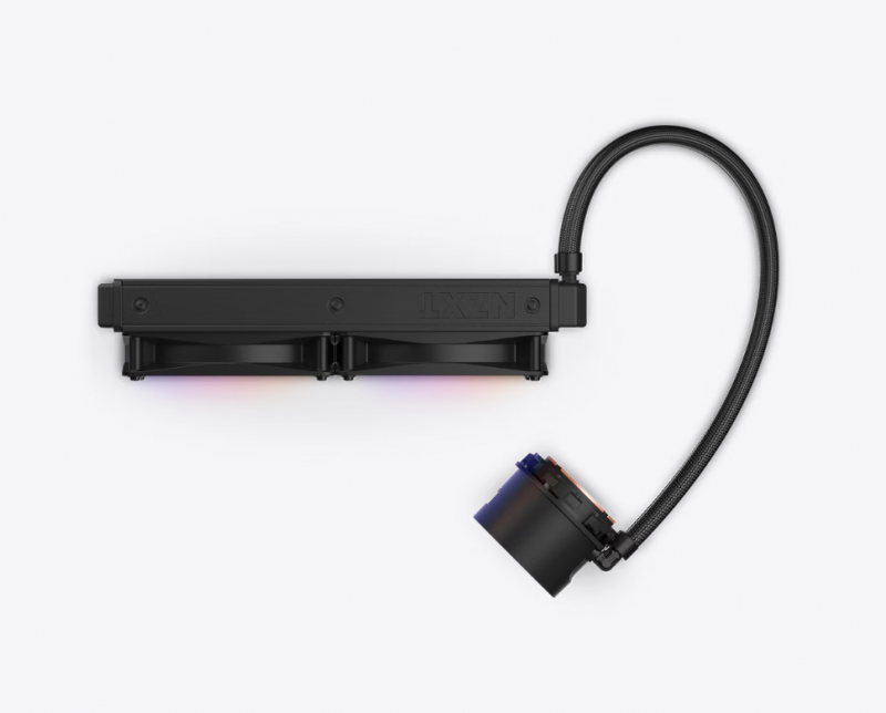 NZXT Kraken 240 RGB 240mm AIO Liquid Cooler with LCD Display and RGB Fans - ( Black / White )