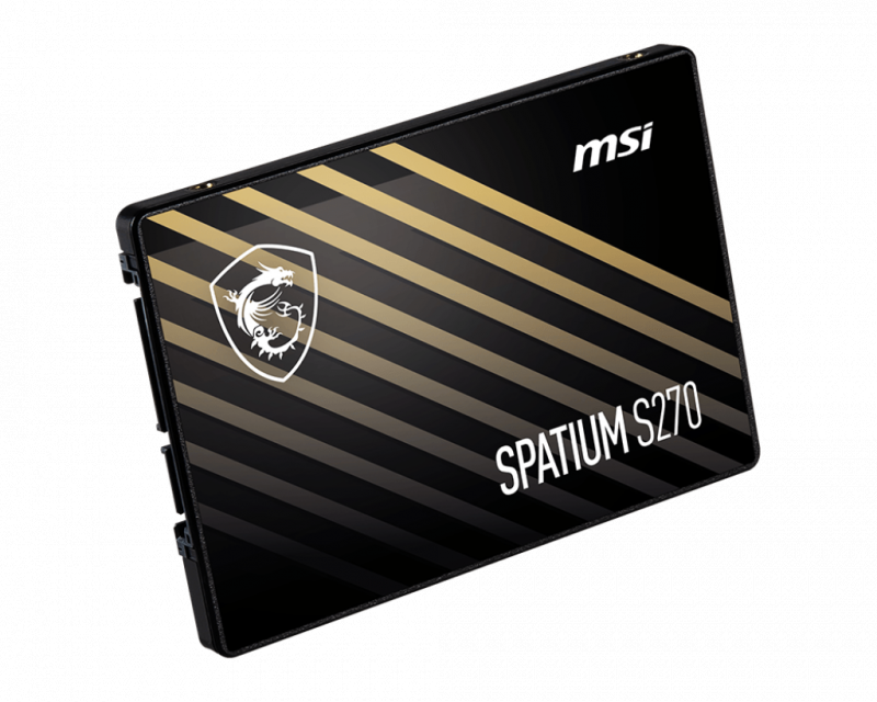 MSI SPATIUM S270 480GB SATA 2.5" SSD [現金/轉數快優惠 $669]