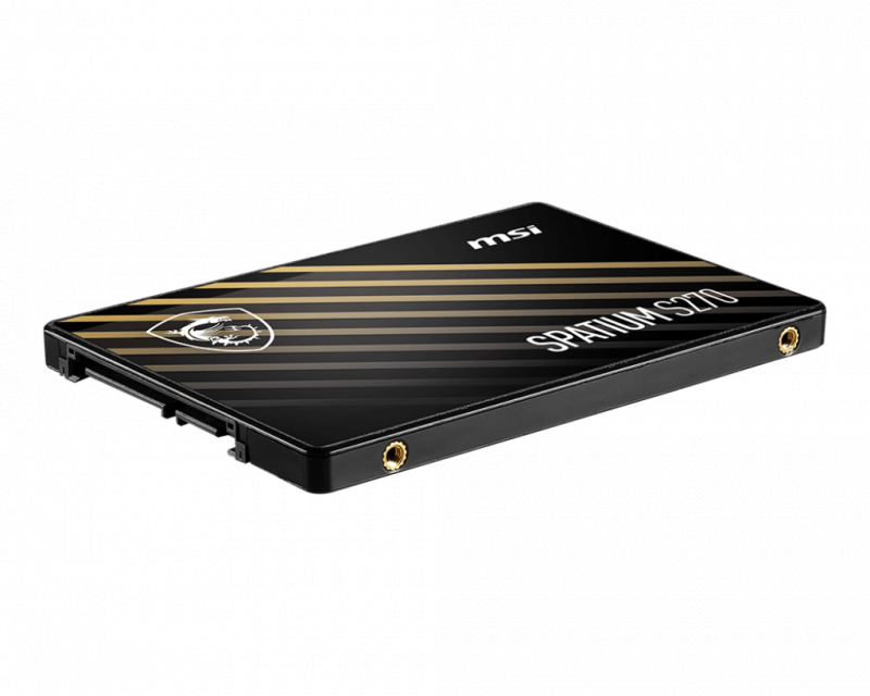 MSI SPATIUM S270 480GB SATA 2.5" SSD [現金/轉數快優惠 $669]