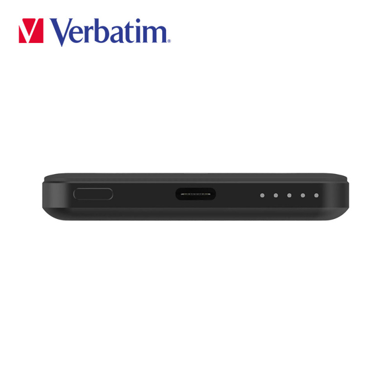 【香港行貨一年保養】Verbatim 5000mAh 磁吸無線流動充電池(#66907/#66908/#66909)