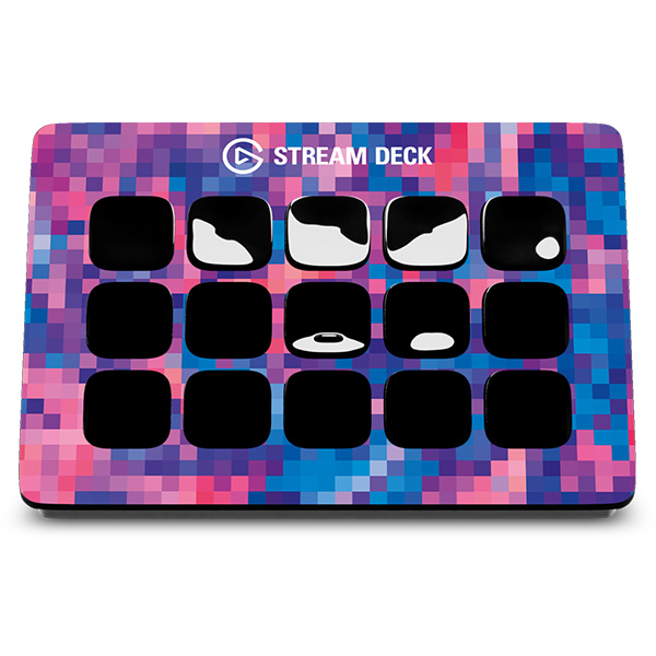 Elgato Stream Deck MK.2 Faceplate (Pixel / Saturn / Circuit)