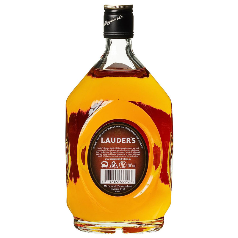 蘇格蘭Lauder's 勞德老爺 Oloroso Cask Sherry Edition 雪莉桶威士忌 700ml【市集世界 - 英倫市集】