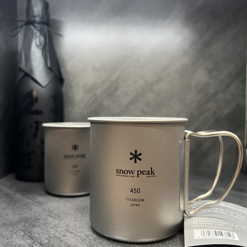 Snow Peak Single Titanium Cup 單層釱杯 馬克杯 300mL/ 450mL