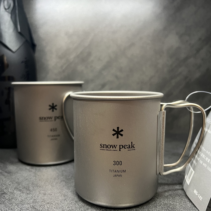 Snow Peak Single Titanium Cup 單層釱杯 馬克杯 300mL/ 450mL