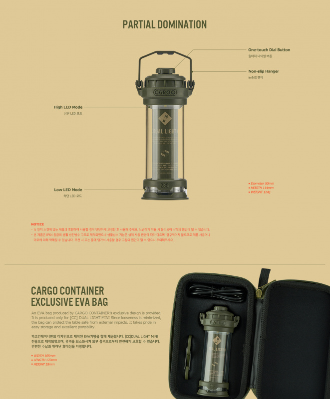 Cargo Container Dual Light Mini 迷你戶外燈