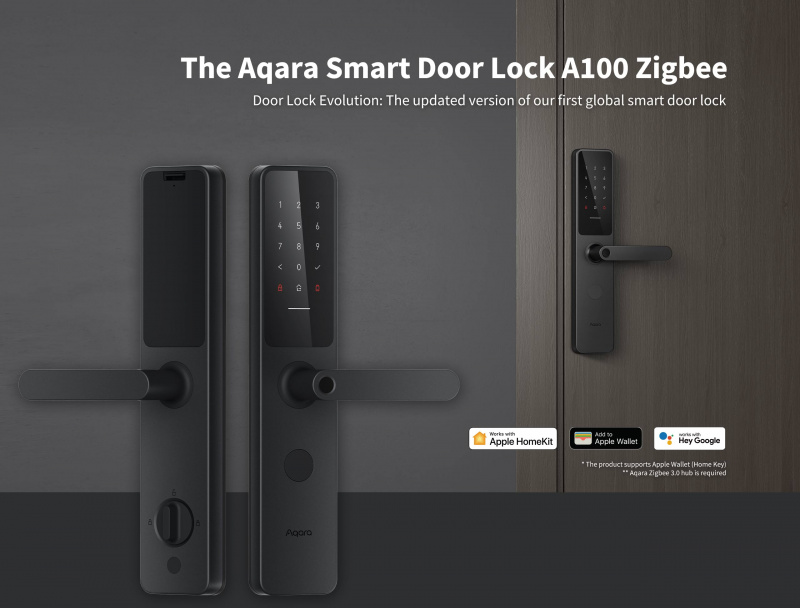 Aqara Smart Door Lock A100 Zigbee 智能門鎖